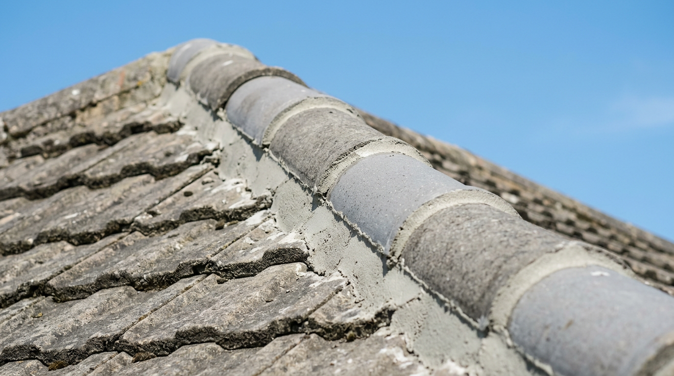 Ridge Tile Repointing in Manchester